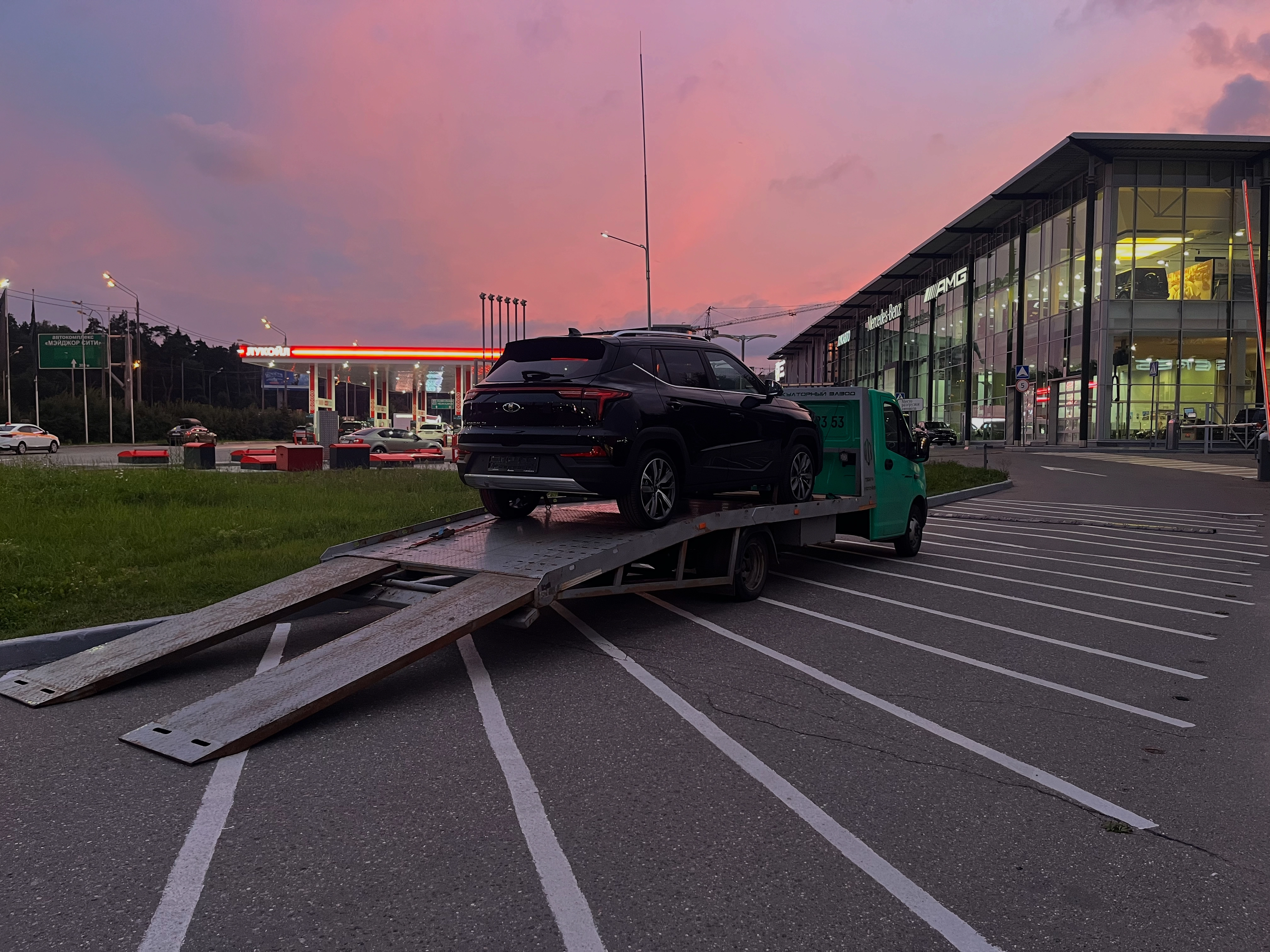 Эвакуатор в Москве погрузка